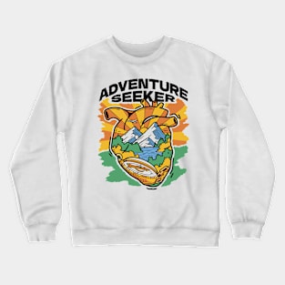 Nature's Compass Heart Crewneck Sweatshirt